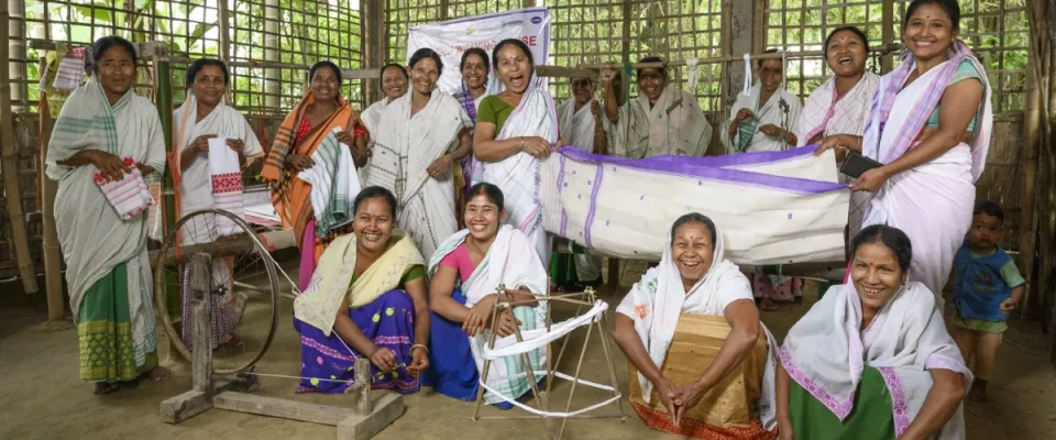 Cairn supports Assam handloom revival through weaving