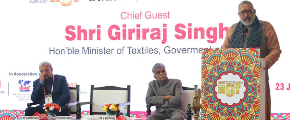 Textiles Sector expands from US $ 92.4 billion in 2014 to US $ 176 billion at present: Giriraj Singh