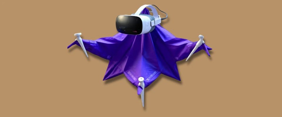 Origami-Inspired Fabric Transforms Single Cloth into Multiple VR Controllers