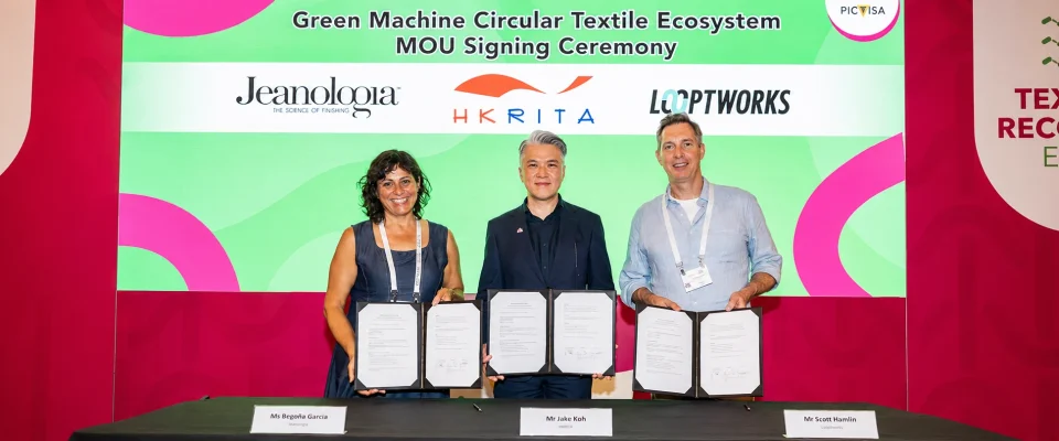 HKRITA Partners with Jeanologia and Looptworks to Scale Circular Textile Recycling
