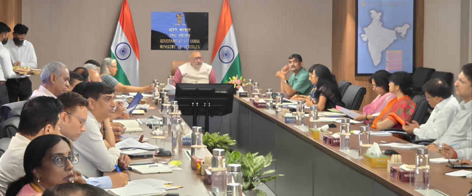 Giriraj Singh Reviews Textile Schemes and Initiatives to Boost India’s Textile Sector