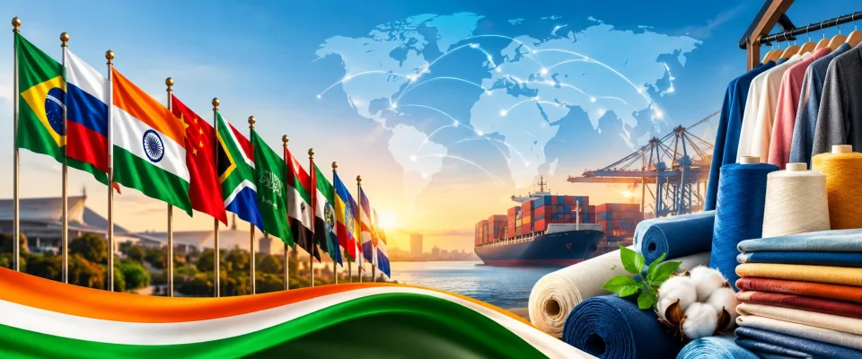18th BRICS Summit Opens New Opportunities for India’s Textile and Apparel Exports